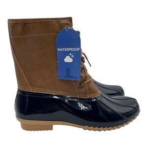 Jbu-by-jambu Women's Brown and Black Boots SIZE 10